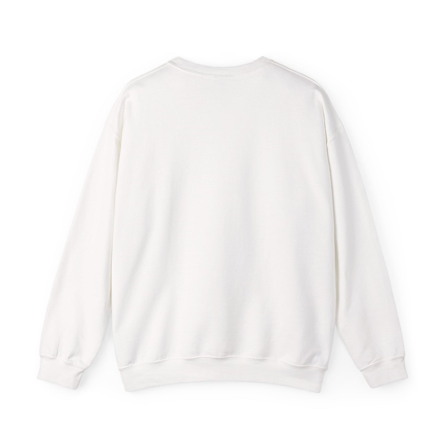 Christian Crewneck Sweatshirt — "My Identity Is in Christ" Cross & Fingerprint Design